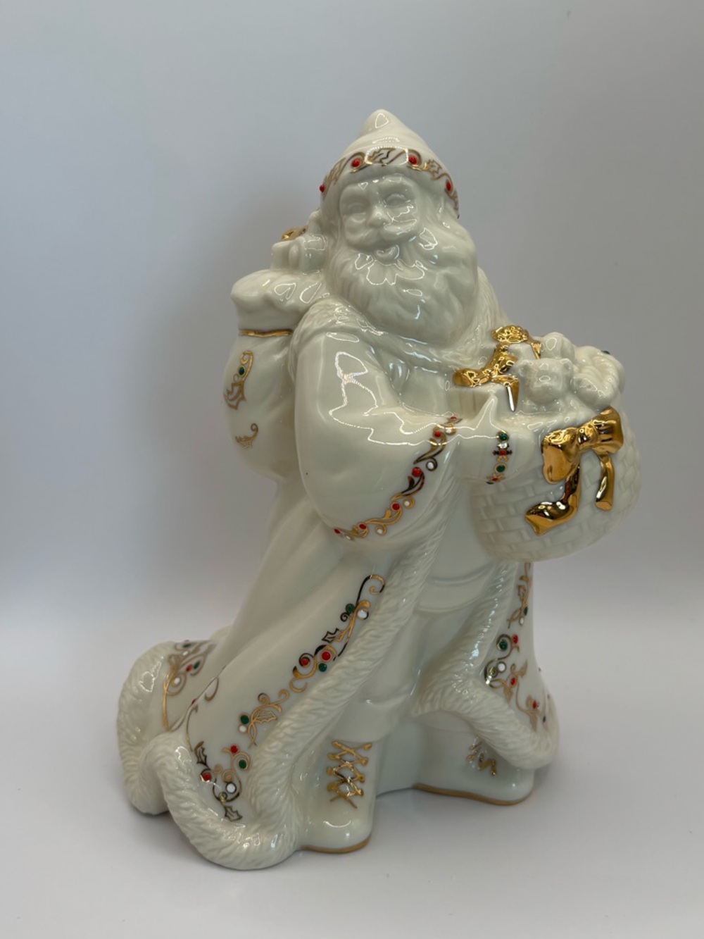 Lenox 2003 For the Holidays Country Santa in Box